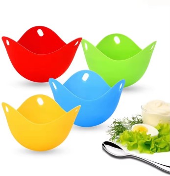 Heat Resistant Silicone Egg Poachers for Perfect Stovetop Poached Eggs
