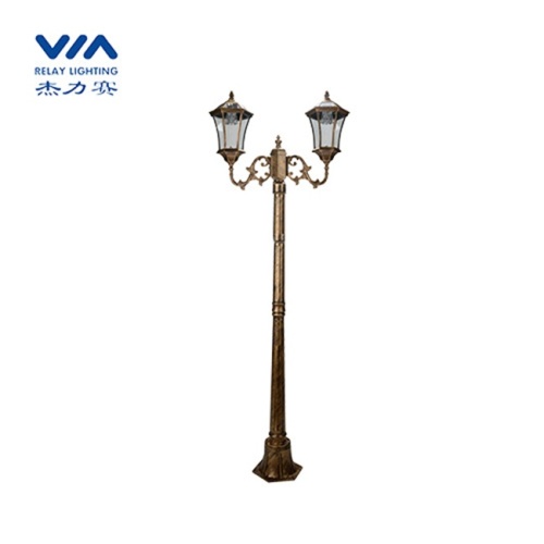 High luminous solar yard lights two head