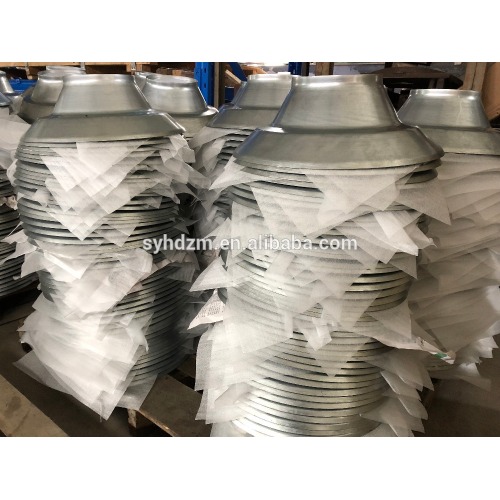 stainless steel galvanized housing cone