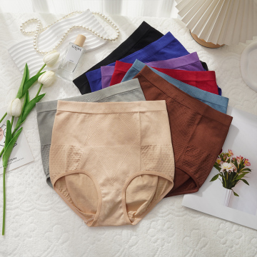 Wholesale Graphene Cotton Seamless High-Waist Panties for Women: Comfortable Briefs