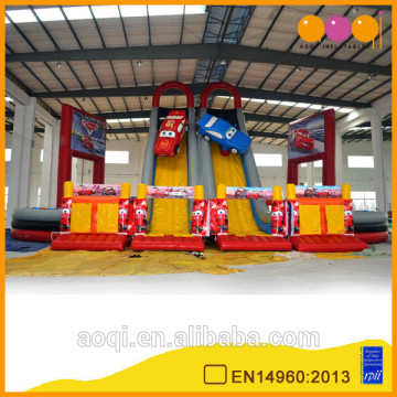 AOQI giant inflatable fun city slide inflatable car fun city