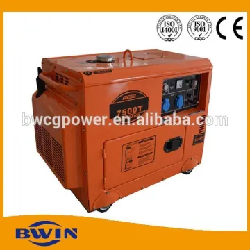 5kva small 220v volt portable generator, silent portable diesel generator 5kw