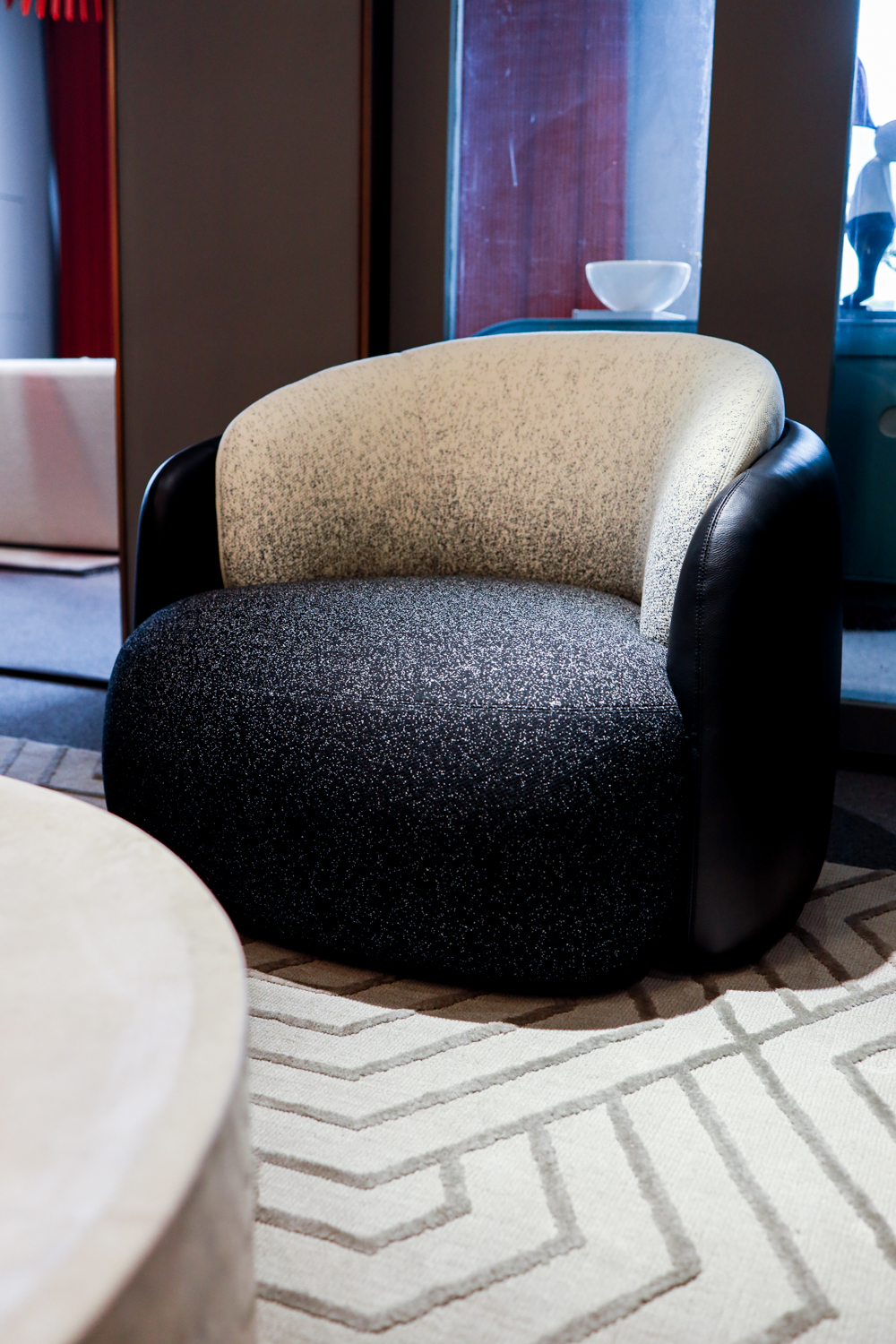 Upholstered Cushion Small Sofa Chair