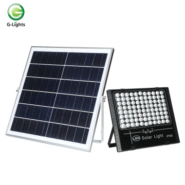 Remote control Optically controlled ip66 solar flood light