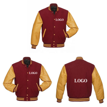 ขายส่งฉลากส่วนตัวเบสบอล Vintage Letterman แจ็คเก็ต Varsity - University Streetwear ของผู้ชาย