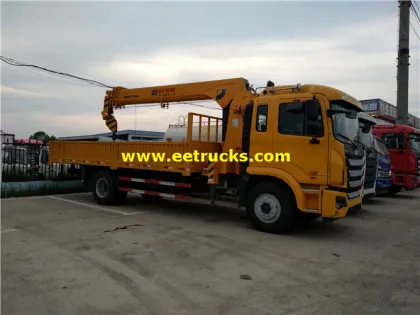 6ton 4x2 JAC Crane Trucks