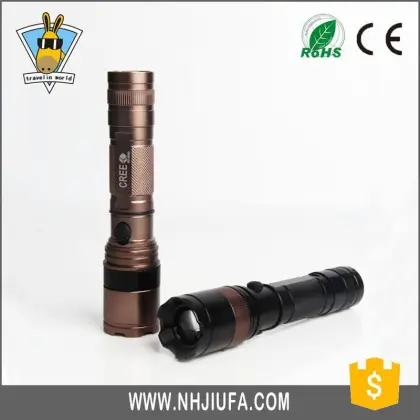 High quality B2B rechargeable flashlight blue point