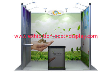 Background Graphic Modular Exhibits , Portable Booth Displays For Trade Shows