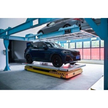 Estacionamiento de placa eficiente AGV