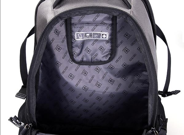 Black and Dark Grey Backpack