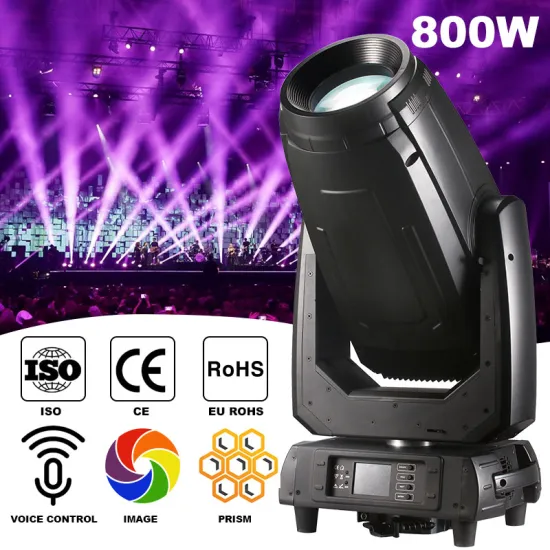 800W LED Farming Beam Spot Wash 4-in-1 Moving Head Stage Light