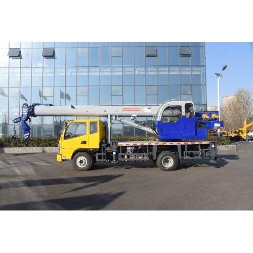 Camión grúa hidráulico eficiente de 8 toneladas
