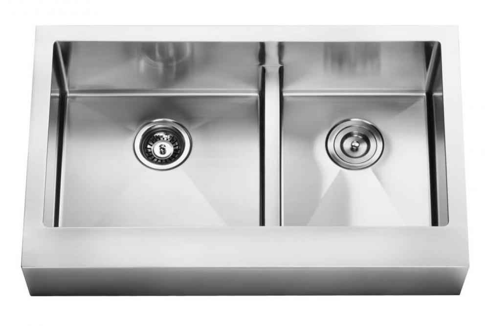 1.5mm Double Bowl Apron Kitchen Sink for Sale