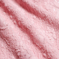 Tejido Jacquard arrugado de poliéster colorido de moda para vestido