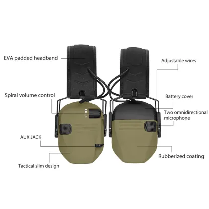 Tactical Communication Hearing Protection Headphones