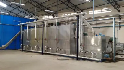 Fruit continuous drying machine mesh belt dryer