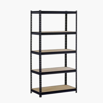 Schwarz 27,5 *12 *60 Zoll 5-Tier-Angel-Stahlregale