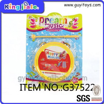 Musical useful oem wholesale child safe tambourines for sale