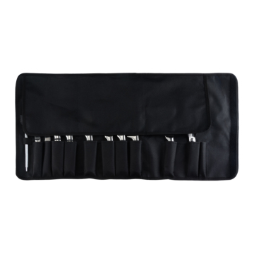 Ensemble de couteaux de chef personnalisé avec sacs en toile - kit d'outils de cuisine 12pcs