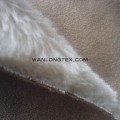 Faux Suede Fabric Berikat Berber Fleece untuk Pakaian