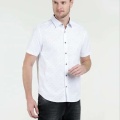 Camisa casual ecológica 100% de los hombres del vestido de la impresión del algodón