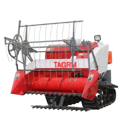 Farm Machinery Combine Harvester Mini Paddy Rice Harvester