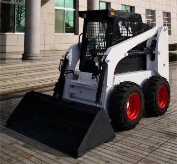 Global Mini Skip Loader VRACHTWAGEN 1.5T Wheel Loader Micro Loader