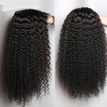 SPARK  kinky curly  Lace front Human Hair Wig,Wholesale Remy Brazilian Curly  Lace front Wig Pre-plucked With Baby Hair