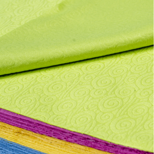 Microfiber Custom Solid Color Embossing Cleaning Cloth