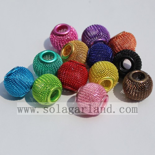 Commercio all'ingrosso metallo stile europeo cava grande foro europeo Metal Beads