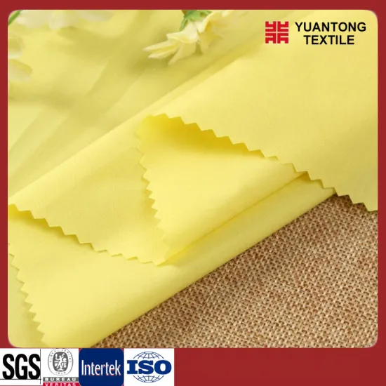 Solid Plain Dyed Polyester/Cotton Poplin Shirt Fabric