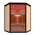 3 Person Corner Sauna Far Infrared Sauna Room
