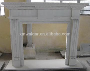 Natural stone fireplace marble fireplace