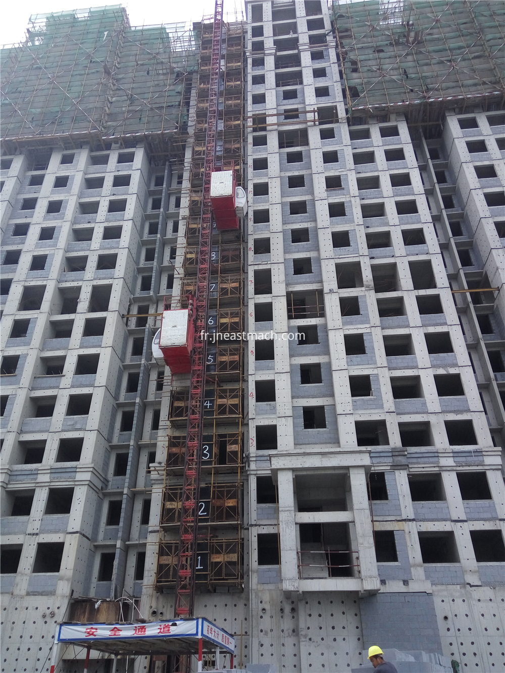 Ss100 100 1200kg Building Hoist With Hot Sales Construction Elevator