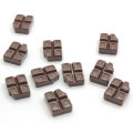 Artificial Flatback Chocolate Sweet Food Resin Cabochon Diy Charms Kids Dollhouse Toys Zagraj w akcesoria kuchenne