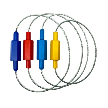 Overmoulded Tamper-Evident Wire Seals with Printable Logo for Tanker Trucks