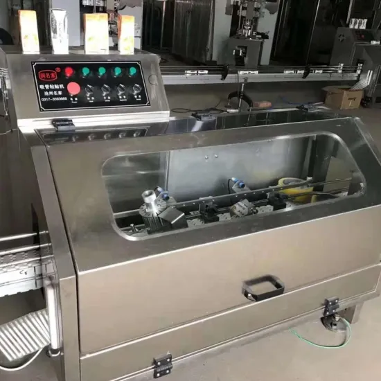 High Quality U Shape Plastic Brick Paper Carton Drinking Straw Applicator Machine for 125ml Cartons