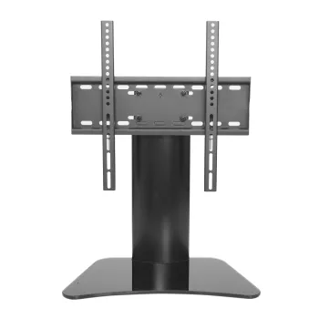 Table Top TV Stand: Supports 32-47 Inch LED, LCD, OLED, Plasma TVs with VESA up to 400x400 on Glass Base