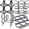 9 Bottle Detachable Metal Iron Wine Rack