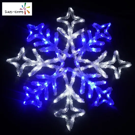 Hot sale led christmas lights up snowflake for sale