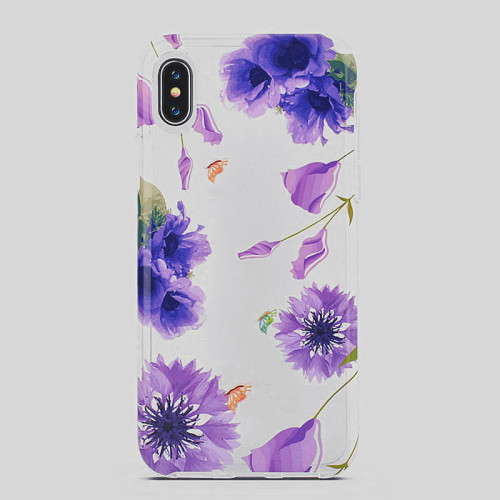 customized tulipa petunia phone case for iphone X cover