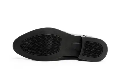 Wing tip Burnished Leather Men's shoes