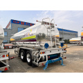 ​BPW 2 Axles Polished Mirror Surface Aluminium Alloy Semi Trailer