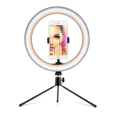LEDEAST CP02 2022 10-inch Professional Dimmable Ring Light for Makeup and Video