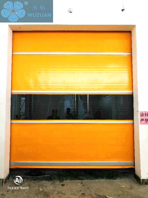 Rolling shutter door production factory