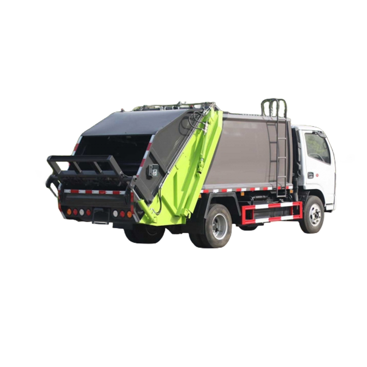 Dongfeng 6 cbm waste management compactor trash truck