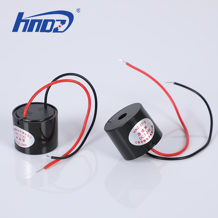 23x19mm Piezoelectric Buzzer 3-24V With Wire