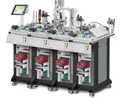ADIKERS Vocational Mechatronics Training Kit: PLC Training Equipment for Mechatronics Labs