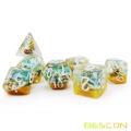 Bescon BeachTime Dice Set, Novelty RPG 7-Dice Set en Brick Box Packing