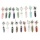 Gemstone Bullet Meditation Healing Pointed Chakra Crystal Stone Random Color Pendants for Necklace Jewelry Making